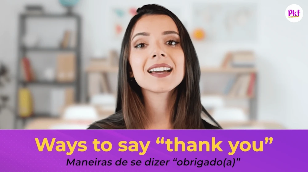 Aula gratuita de inglês com a professora Amanda: Ways to say thank you